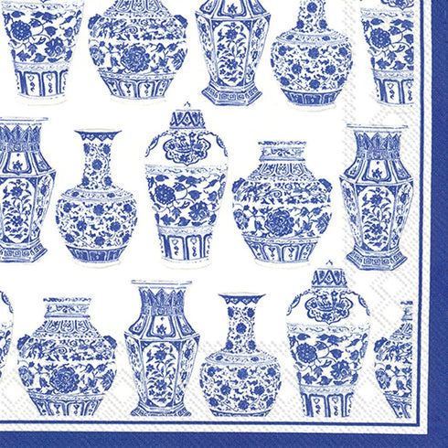 Blue and White Urns Napkins