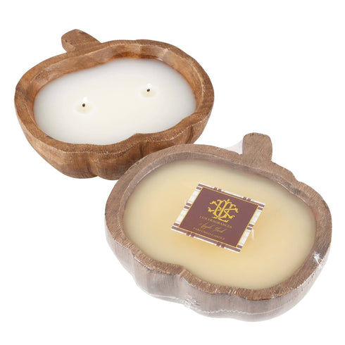 Lux Apple Jack 2 Wick Pumpkin Bowl Candle