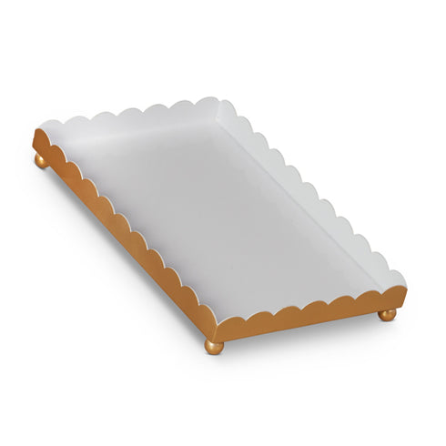 METAL SCALLOPED TRAY