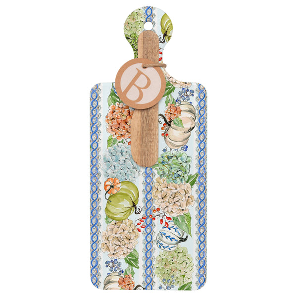 Fall Hydrangea Ceramic CUTErie Cheese Board
