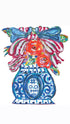 Patriotic Ginger Jar Door Hanger