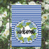 Hydrangeas Welcome Willow Garden Flag