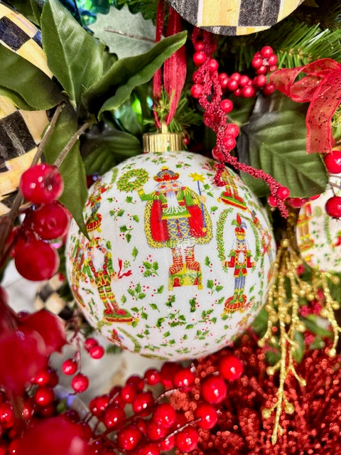 Nutcracker Ball Ornament-Large