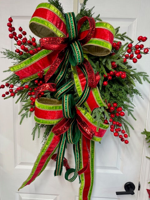 Holly Jolly Xmas Wreath