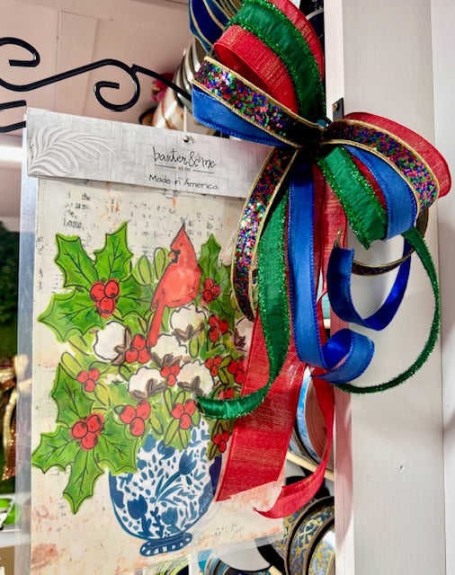 Cardinal Flag Bow