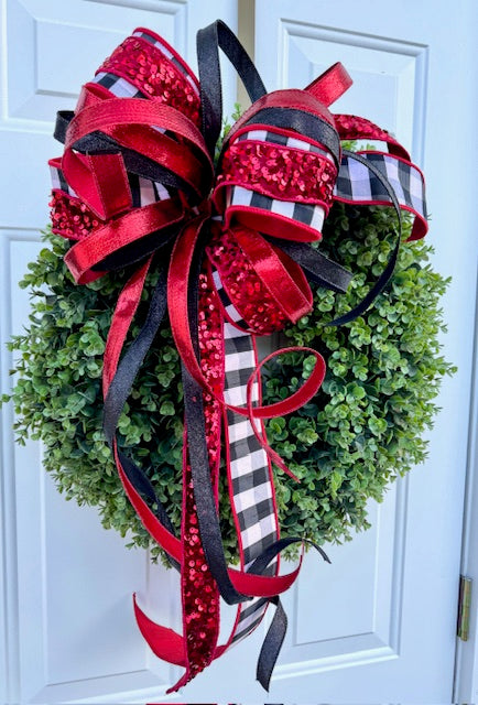 Bow- Queen of Hearts