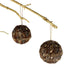 Natural Pheasant Feather Ornament - 4" Ball