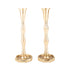 Gold Bamboo Candlestick (Large)