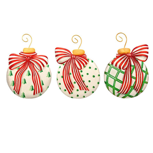 Red and Green Ball Ornament