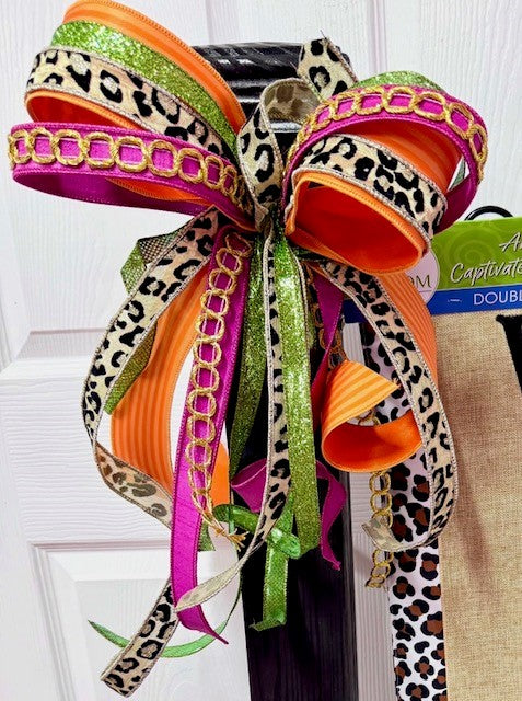 Flag bow- Cheetah