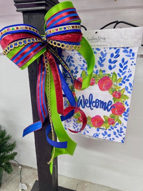Flag bow- Summer popping