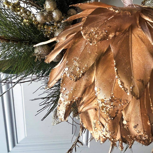 Metallic Gold Christmas Ornament