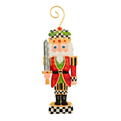 Elegant nutcracker ornament