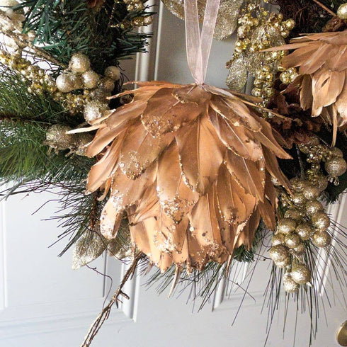 Metallic Gold Christmas Ornament