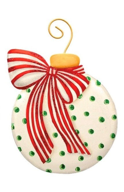 Red and Green Ball Ornament