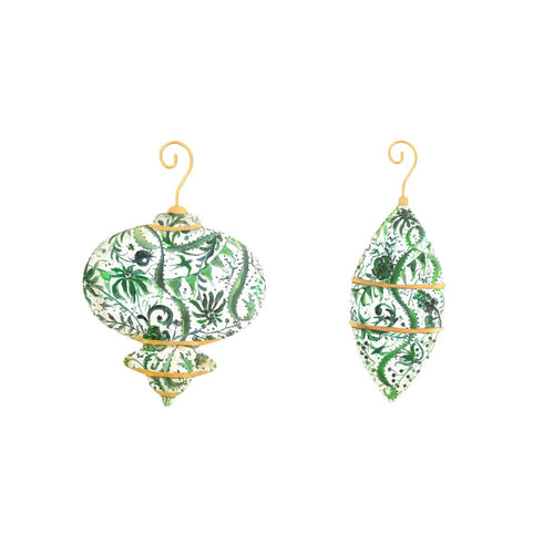 Green Chinoiserie Ornament