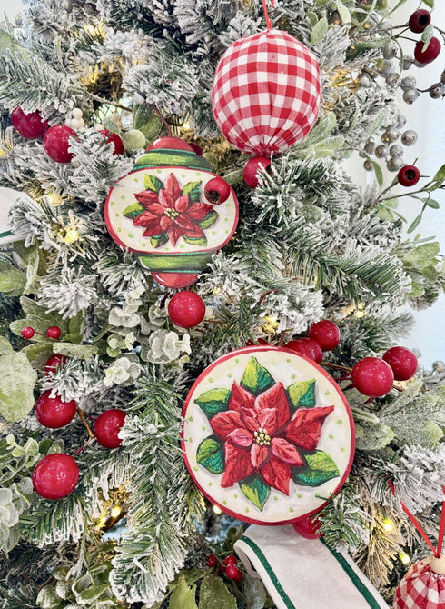 Poinsettia Ornament