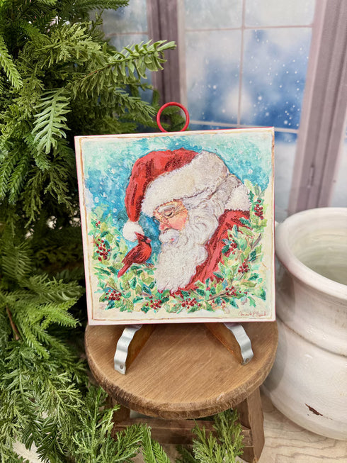 Santa & Cardinal Charm