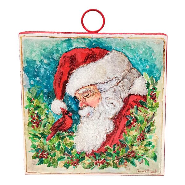 Santa & Cardinal Charm