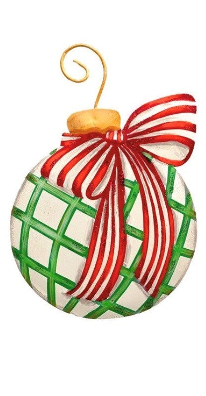 Red and Green Ball Ornament